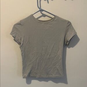 SKIMS Gray Crop Top